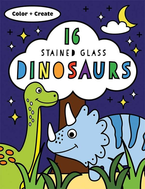 Stained Glass Coloring: Dinosaurs - EDC Publishing