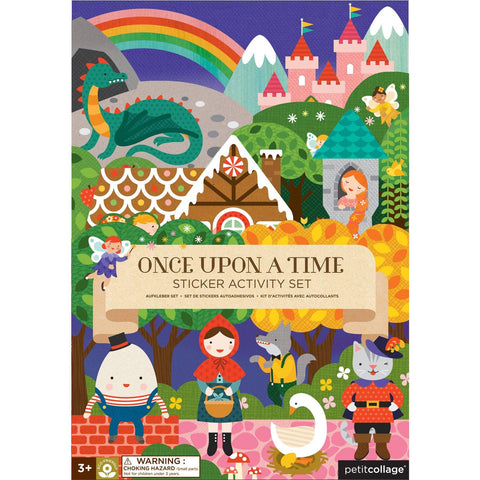 Petit Collage Sticker Activity Set Once Upon A Time at Butter Bug Boutique