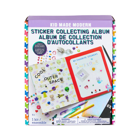 kid made modern sticker collection album