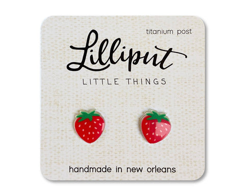 Strawberry Earrings - Butterbugboutique