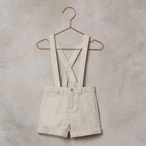 Noralee-Noralee Suspender Shorts - Linen-#Butter_Bug_Boutique#