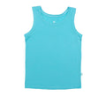 Macaron + Me-Macaron + Me - Turquoise Bamboo Tank Top-#Butter_Bug_Boutique#