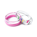 Unicorn & Pink Star Bangles Set - Lilies & Roses NY