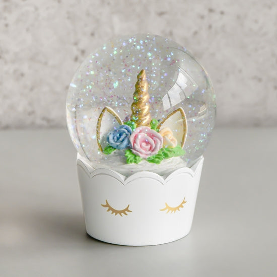 Unicorn Snow Globe - [Butter Bug Boutique] (7436290359554)