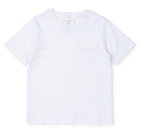 White Charles T-Shirt - Lila + Hayes