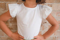 White Flutter Tee - Ollie Jay